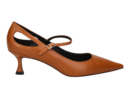 Lola Cruz pump cognac