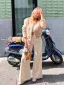 Pieces veste beige