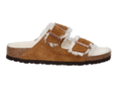 Birkenstock tongs camel