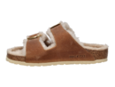 Birkenstock tongs cognac