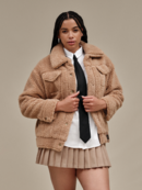 Ugg coat camel